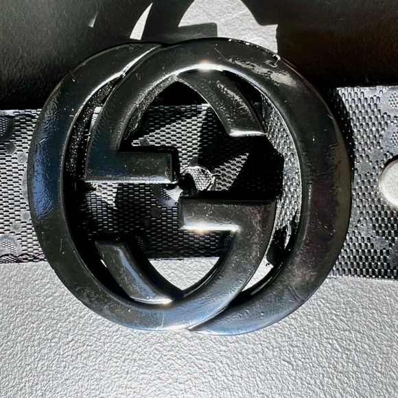 🖤BLACK FRIDAY✔️GUCCI LEATHER BELT DEARLY LOVED BUT LOTS OF LIFE LEFT IN THIS ONE - Picture 7 of 8